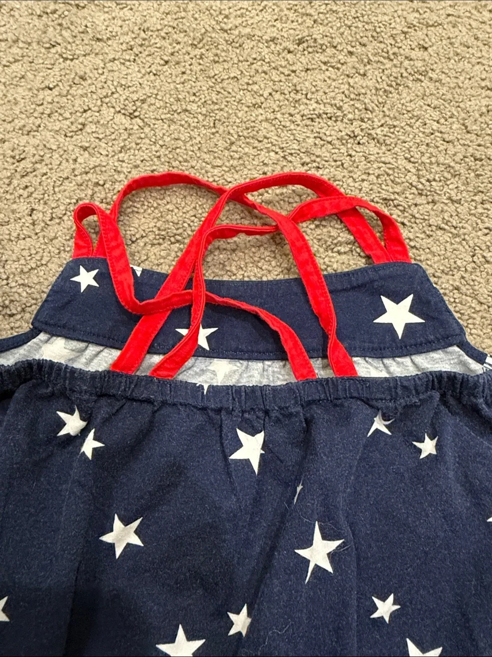 Patriotic Star Shorts Set